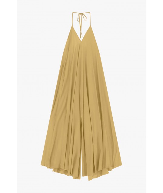 Jumpsuit Ampio Con Scollo A V E Spalline Sottili Dixie