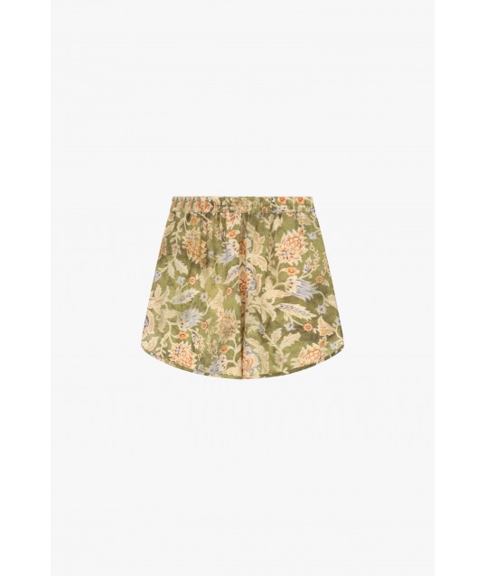 Regular-Fit Shorts With Stretch Floral Print Dixie