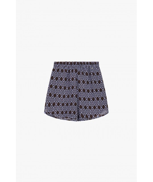 Shorts Regular-Fit Con Motivo Geometrico Elasticizzato Dixie