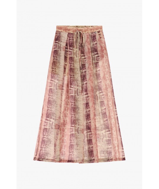 Tie-Dye Print Palace Trousers with Drawstring Dixie