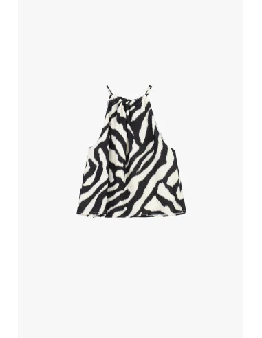 Dixie Animal Print Thin Straps Top