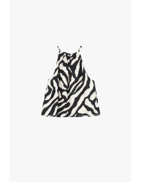 Dixie Animal Print Thin Straps Top