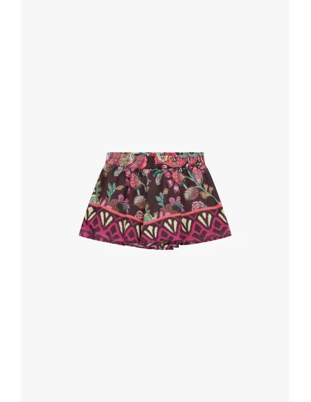 Shorts Fantasia Floreale Con Fascia Elastica Dixie