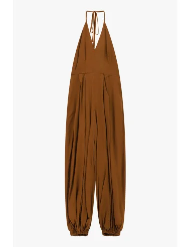 Jumpsuit Ampia Con Scollo All'Americana E Fondo Elastico Dixie