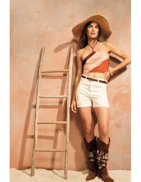 Regular-Fit Shorts with Front Patch Pockets Dixie