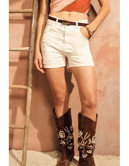 Regular-Fit Shorts with Front Patch Pockets Dixie