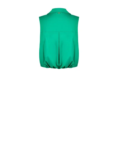 Chemise courte en coton mélangé avec cordon de serrage au bas « Rinascimento »