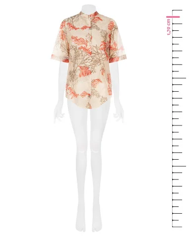 Rinascimento Ultralight Lyocell Collarless Shirt