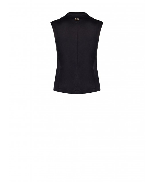 Rinascimento Straight-Cut Waistcoat in a Cotton and Lyocell Blend