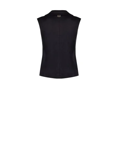 Gilet Dritto In Misto Cotone E Lyocell Rinascimento