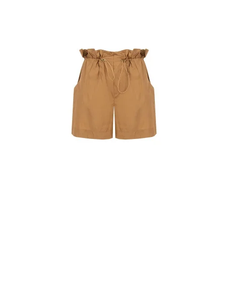 Rinascimento Cotton Shorts with Drawstring Waist and Pockets