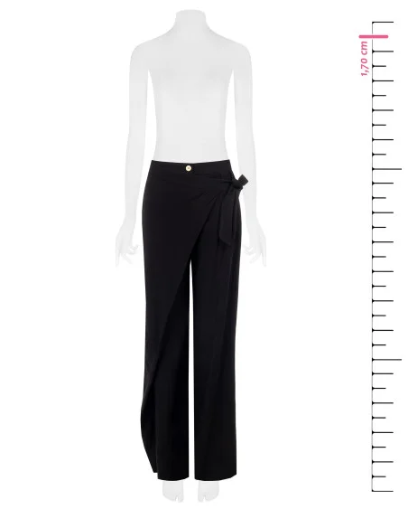Rinascimento Slightly Crinkled Viscose Pareo Trousers