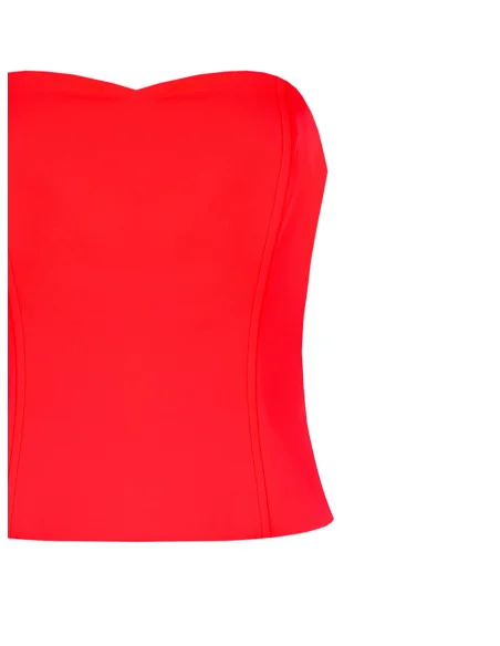 Top bandeau en tissu fluide Rinascimento