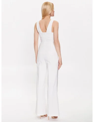 Flare Jumpsuit With Jewelled Waistband Rinascimento