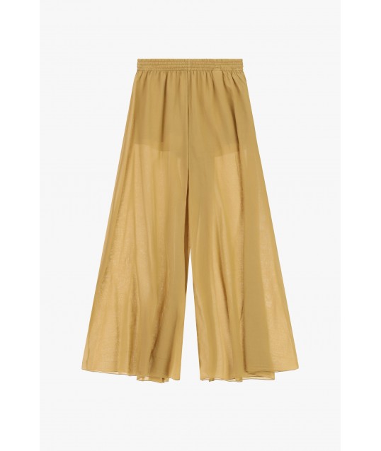 Pantalon palazzo ample à taille élastiquée Dixie