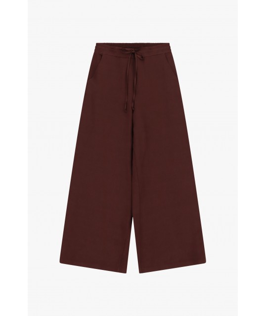 Pantaloni Palazzo Con Vita Elastica E Coulisse Dixie