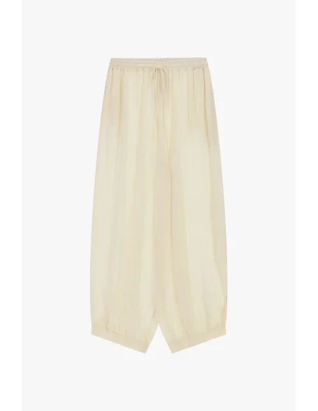 Pantaloni Palazzo Ampi Con Fondo Elasticizzato Dixie