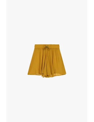 Jupe-short courte à taille élastiquée avec cordon de serrage Dixie
