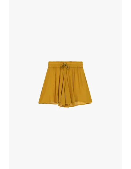 Jupe-short courte à taille élastiquée avec cordon de serrage Dixie