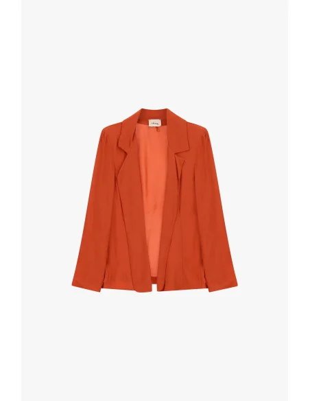Fluid Jacket with Classic Lapels Dixie
