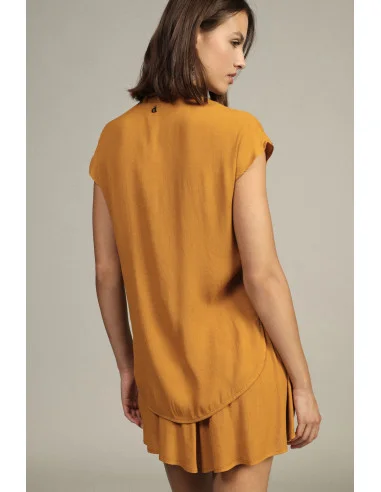 Camicia Senza Maniche Con Nodo Frontale Dixie