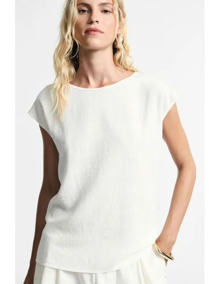 Top Boxy Fit Con Spalle Scese Girocollo Please
