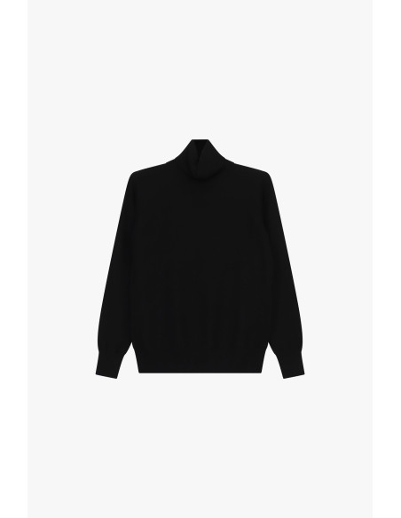 Regular-fit turtleneck jumper with ribbed trim, please
