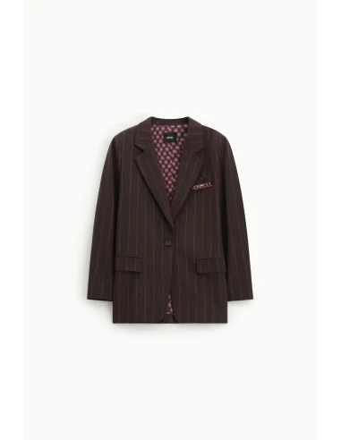 Blazer à rayures, fermeture simple et poches Dixie