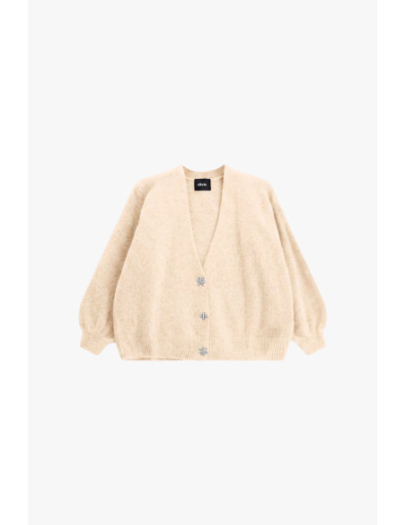 Cardigan « Dixie » à boutons décoratifs et manches larges