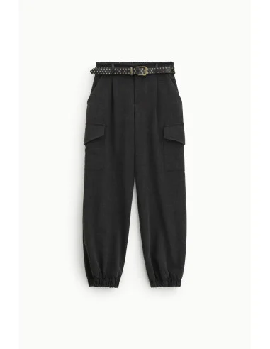 Pantalon de jogging taille haute avec poches cargo Dixie