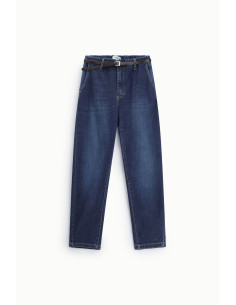 Tapered Jeans with an Elasticated Waistband – Please