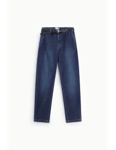 Tapered Jeans with an Elasticated Waistband – Please