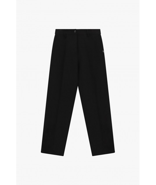 Pantalon sur mesure à taille normale avec pinces, s'il vous plaît