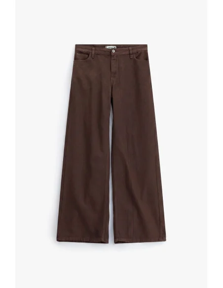 Pantaloni Palazzo Vita Regular Con Tasche Please