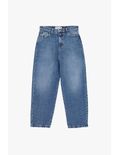 High-Waisted Balloon-Silhouette Jeans – Please