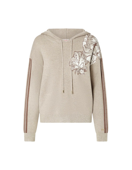 Maglia Jacquard Con Cappuccio liu Jo