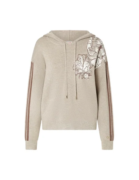Maglia Jacquard Con Cappuccio liu Jo