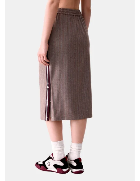 Liu Jo Midi Skirt with Side Stripe