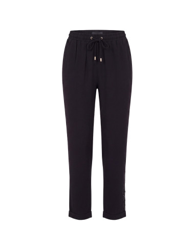 Liu Jo Trousers with Sequinned Trim - Vestiti Firmati Life Smiles