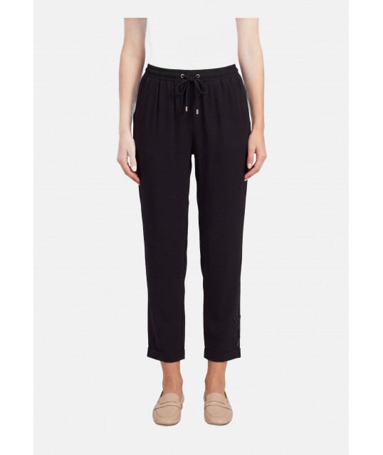 Pantalon à bordure pailletée Liu Jo