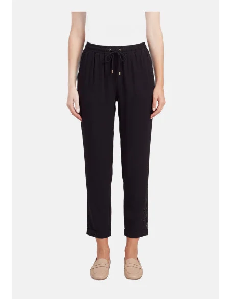 Pantalon avec liseré à paillettes Liu Jo