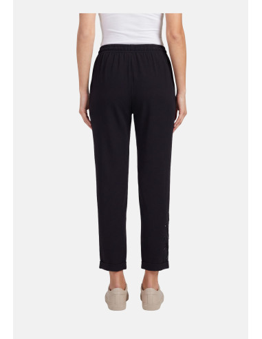 Liu Jo Trousers with Sequinned Trim - Vestiti Firmati Life Smiles