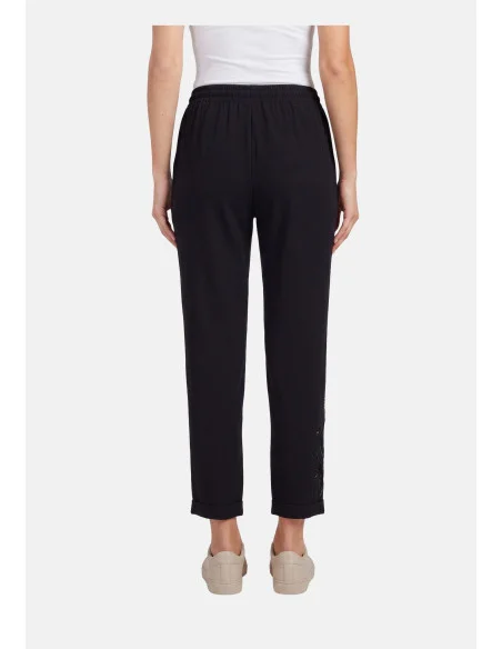Pantalon avec liseré à paillettes Liu Jo