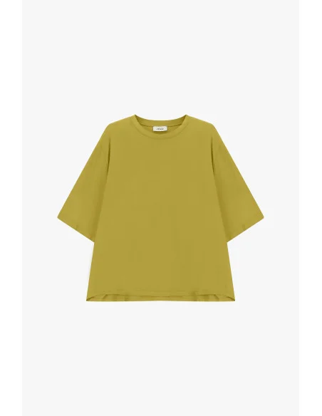 Dixie T-shirt with wide sleeves and a boxy cut
