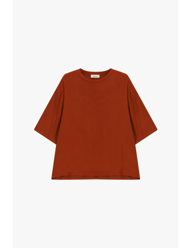 Dixie T-shirt with wide sleeves and a boxy cut