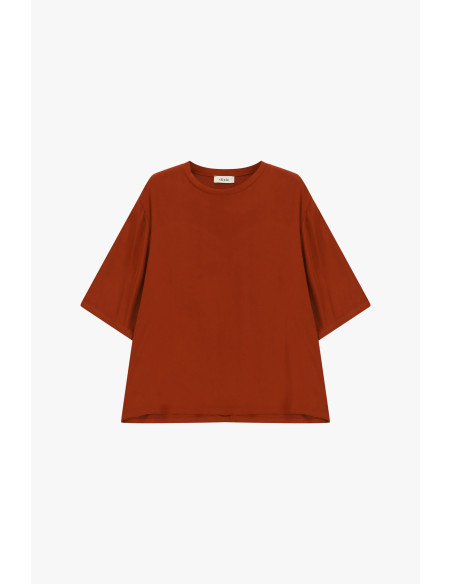 Dixie T-shirt with wide sleeves and a boxy cut