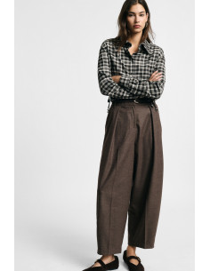 Pantaloni Palazzo A Vita Alta Con Pinces Please
