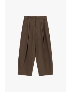 High-waisted Palazzo Trousers with Pleats – Please 2