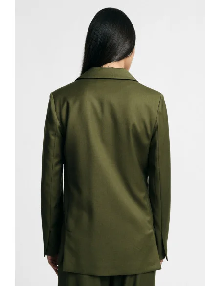 Blazer with Classic Lapel and Flap Pockets Please
