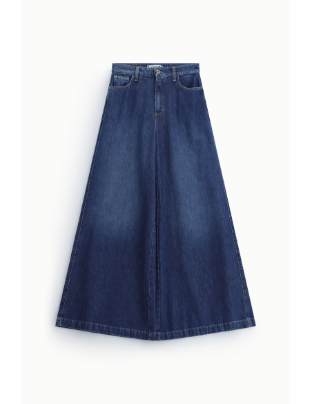 Jean à pattes d’éléphant extra-larges avec cinq poches Please